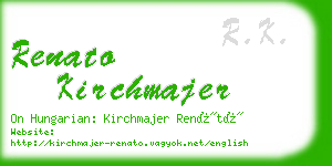 renato kirchmajer business card